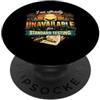 Funny Student and Teacher Summer Break D Officially Unavailable For Standard Testing Retro Sunset PopSockets PopGrip Adesivo