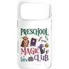 V8Shop Back To School Preschool Custodia per iPhone 17 Pro Max Prescolare Magia Club Carino Halloween Scuola Studente Insegnante