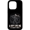 Sasquatch Seeker Designs Custodia per iPhone 15 Pro Bigfoot Sasquatch Unico Foresta Mountain Guy