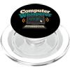 Computer Nerd Humor Co Computer Whisperer Supporto IT Umorismo PopSockets PopGrip per MagSafe