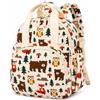 LEDAOU Zaino per bambini, impermeabile, per bambini da 2 a 4 anni, scuola materna e scuola, per ragazzi e ragazze, verde fragola, Für 2-4 Jahre (12″ hoch, kein Platz für A4-Ordner)