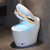Homary WC Giapponese Intelligente con Bidet Incorporato, Bianco, 4.84 L/Scarico, Sedile Riscaldato e Funzioni Regolabili, Scarico a Sifone, Coperchio Automatico e Scarico Orizzontale, J021123606