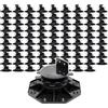 XPOtool Set 90 supporti per pavimenti galleggianti, Altezza regolabile 33-64mm Max 2700 kg, Piedini Decking