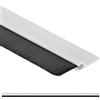 KOTARBAU® Paraspifferi Sottoporta - PVC - 1 m - Blanc - Sottoporta Anti Insetti - Lunga Durata - Protezione Insetti - Spazzola Anti-insetti e Anti-spifferi - Autoadesiva