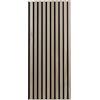PROVISTON Pannelli acustici in legno 3D da parete in rovere naturale, 120 x 60 cm, 18 mm, pannelli in legno MDF su feltro fonoassorbente, decorazione da parete per soggiorno, camera da letto, cucina