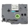 BROVACS 1 confezione di nastro adesivo nero su bianco extra forte compatibile per Brother P-Touch TZ S231 TZe S231 12 mm 1/2 OPA1223