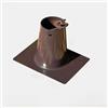 Wetsfgdg Catena per Pioggia Esterna, Adattatore per Grondaie in Alluminio Nero, per Grondaie,Drenaggio Acque Piovane/13 * 10 * 9cm(0.4 * 0.3 * 0.29ft) Marrone