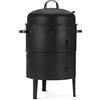 Amazon Basics, Affumicatore da Esterni, Confezione da 1, 40.6 cm, Nero