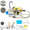 Generic Rock Polisher Mini Table Saw750w Lapidary Rock Grinder Lucidatrice Smerigliatrice Lucidatrice Macchina di Lucidatura 800-10000r/min con albero flessibile per artigiani fai da te