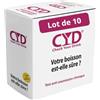 Capote2Verre Confezione da 10 test, test antidroga, kit di test antidroga rapido e pratico per bevande, rilevamento in 2 minuti, 5 test inclusi, kit di test da portare ovunque con te
