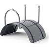 Livlig53 LIVLIG - Supporto per tubo da giardino da parete, in acciaio, per tubi da giardino da 1/2" a 30 m, colore: Antracite