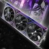 AsiaHorse DAWN Ventole PC RGB 120MM Ventole per Case Reverse 3 Pezzi, ARGB Daisy Chain Ventole PC [Infinity Mirror] [HDB] 71 CFM/1850 RPM/2.6MMH2O 4 Pin PWM & 5V 3Pin ARGB per Asus Aura ASRock
