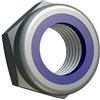 Keple M5 Dadi Di Acciaio Legato Zincato (25 Pezzi) Antisvitamento Autobloccante Con Nylon Inserti E Zinco Rivestimelio - Dado Flangiato Di Bloccaggio ISO 10511 DIN 985 (5mm Ø)