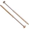 Keple Viti per Legno Autofilettanti 8 mm x 240 mm Torx con Testa Piatta in Acciaio Viti Lunghe per Legno e Legname per Giunzioni e Costruzioni Zinco Placcato (Scatola da 50 Pezzi)