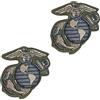 Tuyatezhi 2 pezzi US Marine Corps divertenti toppe rimovibili con nylon tattico bandiera militare toppa applicazione per zaini esterni borse giacca gilet abbigliamento berretto da baseball