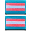 Tuyatezhi 2 toppe con bandiera transgender rimovibili con ricamo, divertenti tattiche militari, applicate per giacca, gilet per cani, borse, zaini, jeans, berretto da baseball
