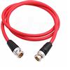 HangTon HT 12G 4K Raw SDI cavo video coassiale BNC a BNC Canare LV-61S 75 ohm per ARRI Sony Camera Monitor flessibile schermato 30cm rosso