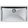 Foster Quadra.1V.71x40.ST Lavello sottopiano Rettangolare Acciaio inox
