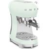 Smeg Macchina da Caffè Espresso Manuale 50's Style - Verde Pastello LUCIDO - ECF02PGEU