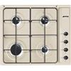 Smeg S64SAV2 piano cottura Avena Da incasso 60 cm Gas 4 Fornello(i)