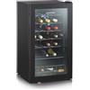 Severin KS 9894 cantina vino Cantinetta vino con compressore Libera installazione Nero 33 bottiglia/bottiglie