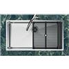 Foster Quadra R12 Lavello ad incasso Rettangolare Acciaio inox
