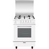 Glem Gas A654VX cucina Elettrico/Gas Bianco