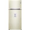 LG GTF744SEPED Frigorifero doppia porta, Classe E, 509L, Wi-Fi, Dispenser acqua, Sabbia