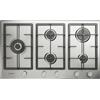 Indesit IN 9522 IX 1 piano gas inox 90cm 5 fuochi bruciatore doppia corona griglie in ghisa lavabili in lavastoviglie