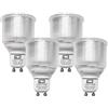 TBE LIGHTING Confezione da 4 lampadine LED GU10 da 6,5 W, riflettori a cilindro lungo con attacco GU10, 2700 K, bianco caldo, 650 lumen, sostituisce lampadine CFL da 11 W con alloggiamento identico