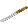 SMI Coltello Pane Seghettato, Coltello Burro, Coltello Formaggio, Coltello da Tavola Manico in legno d'ulivo - Made in Germany