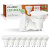 ALUSSO Lampadine LED GU10, 7Watt, 560 lumen, Luce Bianca Calda 3000K, Angolo del Fascio di 120 Gradi, Lampadine LED Non Dimmerabili, Confezione da 10