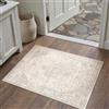 PureCozy Zerbino Ingresso Interno Tappeto 60x90cm Camera da Letto,Tappeto Antiscivolo Lavabile, Tappeti Salotto Pelo Corto per Cucina, Bagno, Ufficio, Beige, 60x90cm