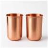 HEALTHANDWEALTH™ Bicchieri da bere in puro rame - Ayurvedic Health Pure Copper Cups - Set da 2 pezzi - 300 ml