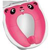 RIGHTWELL [Upgrade Version] Baby Riduttore WC - RIGHTWELL Viaggio Sedile Pieghevole WC Sedile Vasetto Portatile Per Bambini Bambino (Rosa)