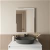Parama Specchio led rettangolare 60x80cm reversibile anti-appannamento luce calda, neutra, fredda | Rigel