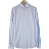 Suitsupply Camicia Uomo 43L/17L Extra Slim Blu Cotone Puro Strisce Manica Lunga