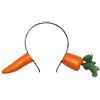 Cabilock Cerchietto Carota Adulto per Donna Fascia Capelli Decorativa in Tessuto Accessorio Party Halloween e Festival Design Divertente e Resistente