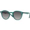 Ray-Ban RB2180 616613 51 Occhiali da sole rotondi in marrone