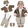 DIELIANHUA Vestiti per Bambole, Vestiti per Bambole 35-45 cm, Vestiti per Bambole per New Born Baby Doll