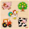 Goki 57546 - Puzzle da ascensore in campagna, di base, misto