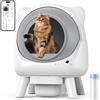 Redkey X1 Lettiera Gatto Autopulente, 95L Elettrica Lettiera Automatica per Gatti, Eliminazione Odori, Controllo APP, Compatibile con Tutti i Tipi di Lettiera, per Famiglie con Più Gatti (Bianco)