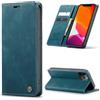 Phernykas Custodia Portafoglio Libro RFID Magnetica per iPhone 12/12 Pro | Flip Book Cover in pelle PU, Porta Carte, Protezione astuccio, Telefono Libretto Case per iPhone 12 Pro, Blu-verde