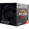 AMD Processore AMD Ryzen 5 3400G (Grafica integrata Radeon™ RX Vega 11. 4 core / 8 thread. TDP 65W. Socket AM4. Cache L2+L3 da 6 MB. Frequenza boost fino a 4,2 GHz. Dissipatore Wraith Stealth incluso)