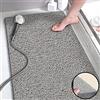 Fyun, tappetino da doccia antiscivolo in luffa, senza ventose, 40 x 80 cm, extra large per vasca da bagno, tappetino di sicurezza per bambini anziani e animali domestici, ad asciugatura rapida,