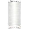 Gütermann Gutermann, Sew-all - Filo da Cucito in Poliestere da 500 m; Colore: Bianco