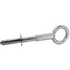 G&B Ancorante Per Ponteggio In Acciaio Zincato Ø Interno Golfare Mm 50 Con Esagono Per Chiave 21. Lunghezza Tot. Mm 260 - Tassello Foro Mm 16. Completo Di Tassello 440604.