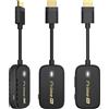 EZCast Pocket Prime Wireless HDMI 1 trasmettitore e 2 ricevitori Plug & Play
