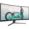 Philips Gaming Monitor 34M2C3500L 34 pollici Curvo 3440x1440 UW QHD 180Hz Fast
