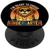 Back to School First Day Lions Vintage B I'm Ready to Crush Kindergarten Lion Occhiali da sole retrò divertenti PopSockets PopGrip Adesivo